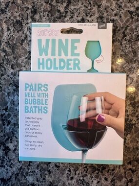 Sipski Wine Holder - Bath Wine Glass Grip